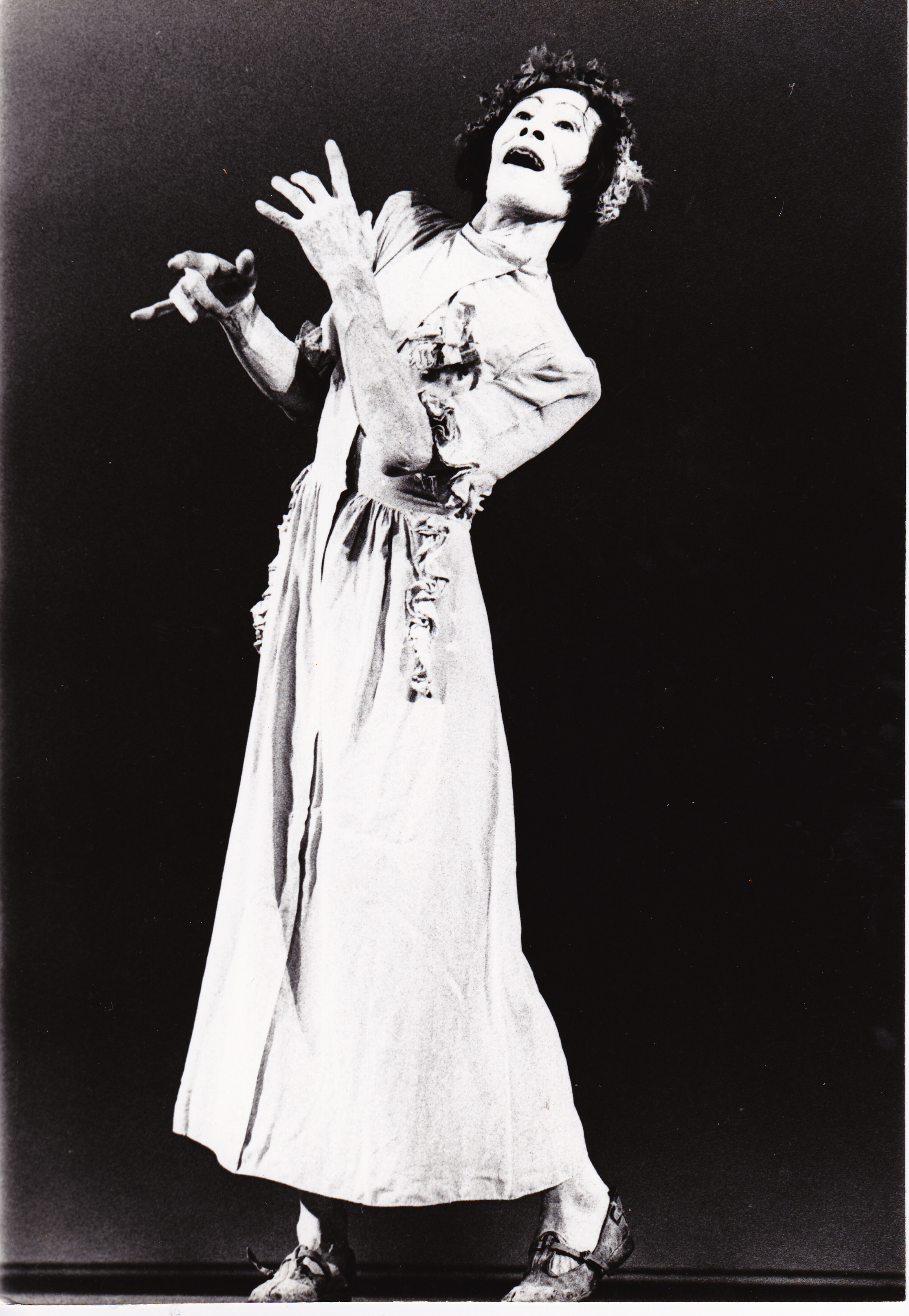 大野一雄 舞踏公演「ラ・アルヘンチーナ頌」 1991年 藤沢市ポスター ラ